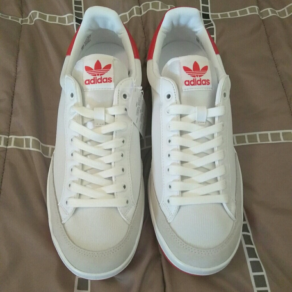 Men Size 10.5 Adidas Rod Laver Red/White